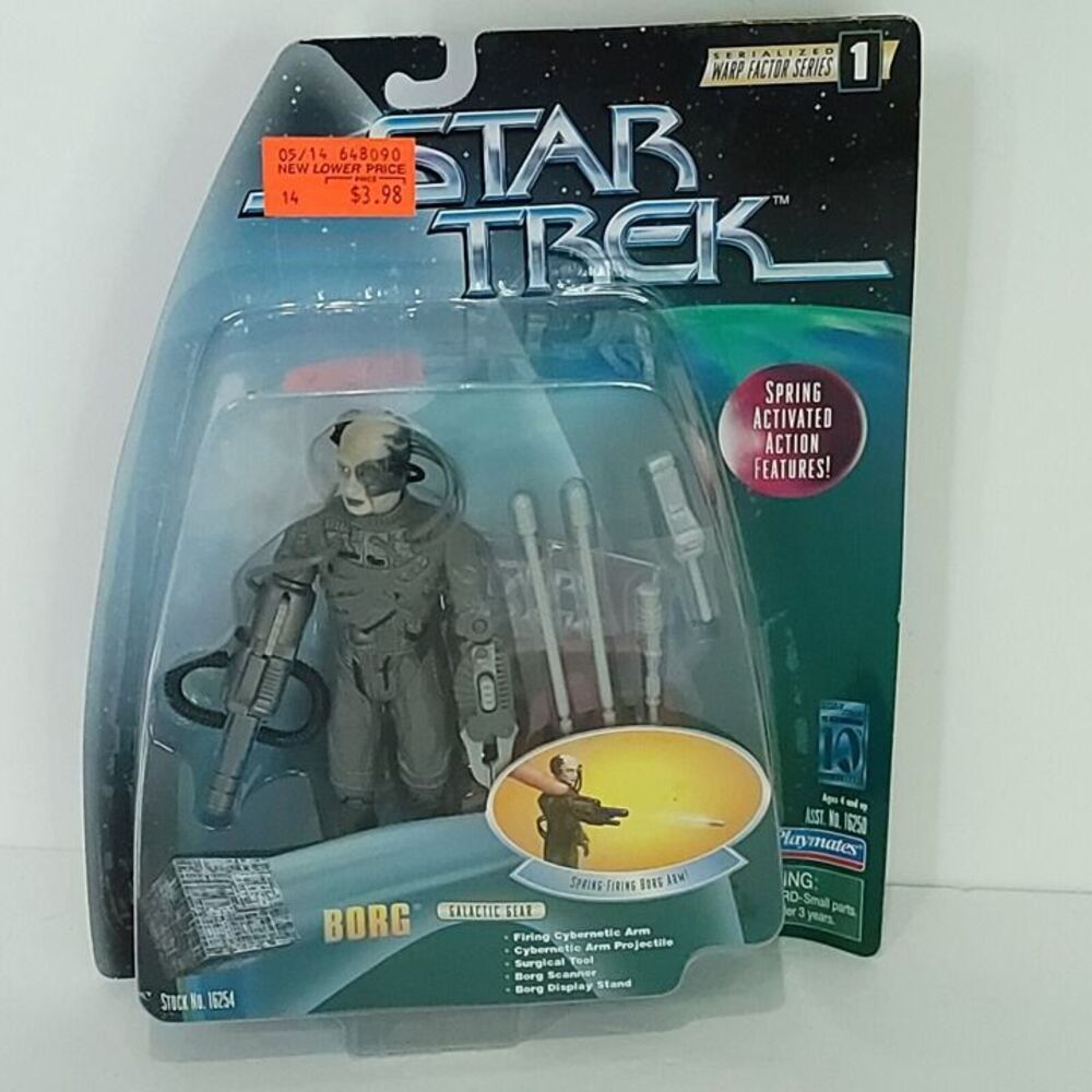 Star Trek Warp Factor Series 1 BORG Galactic Gear Action Figure